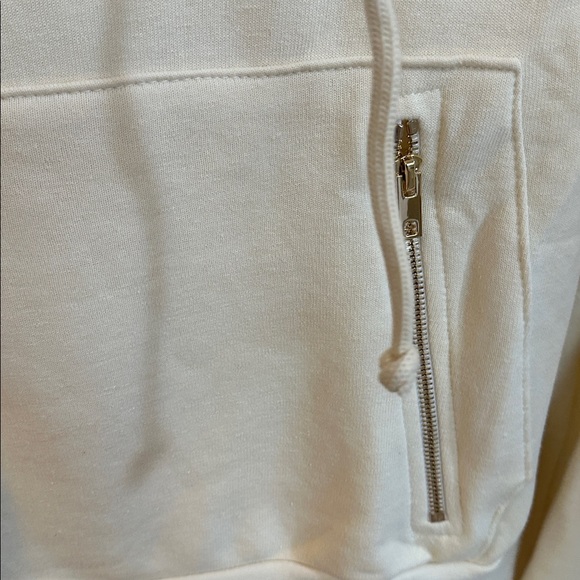 Aviator Nation Cream Hoodie with Embroidered Logo - Picture 5 of 5